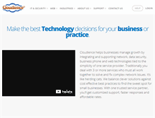 Tablet Screenshot of cloudience.com
